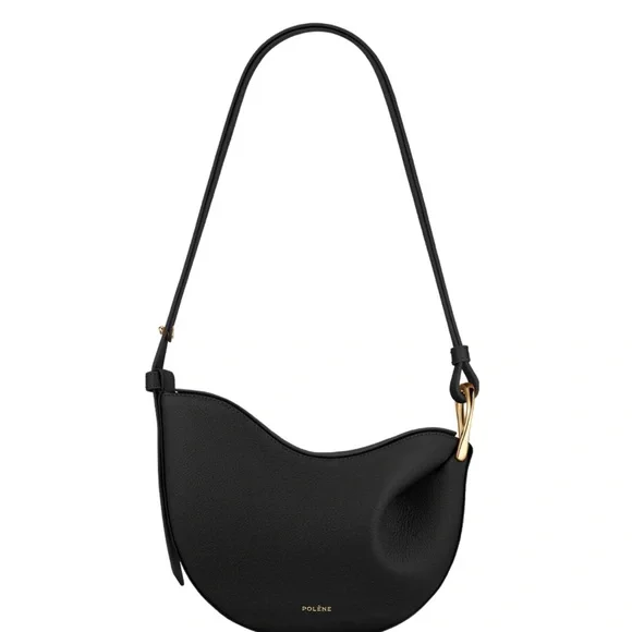 Polene Tonca Bag in textured leather - Picture 1 of 11